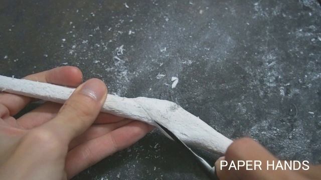 Paper Mache Bellatrix Lestrange Wand DIY - Paper Hands смотреть онлайн