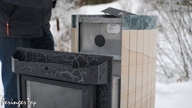Сборка Печи для Русской Бани из Камня ЗА НЕСКОЛЬКО МИНУТ. Ламель Ферингер смотреть онлайн