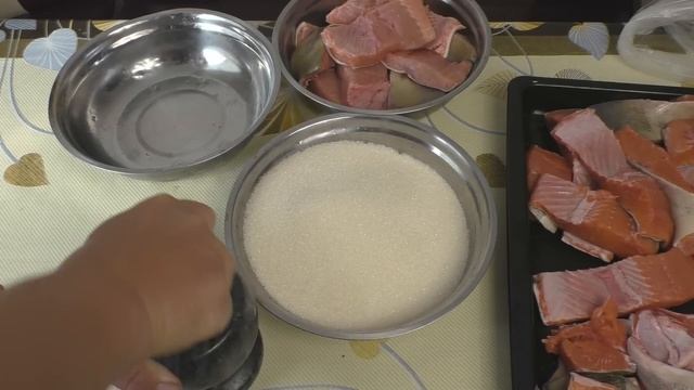 Малосольная рыба, Семужка, Малосольный лосось длительного хранения,  #МоиРецепты#кета
