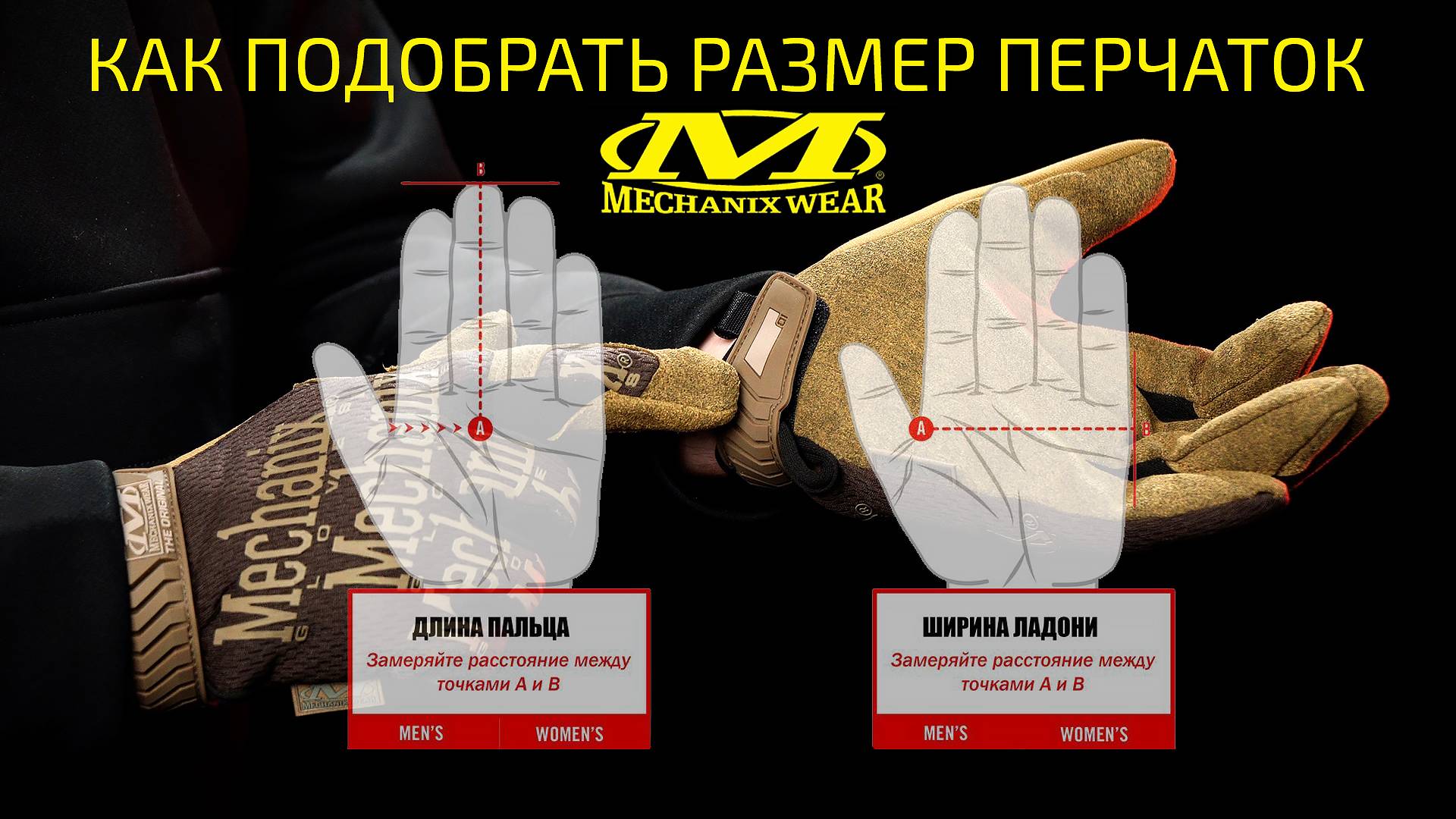 Идеальная посадка: секреты подбора размера перчаток Mechanix