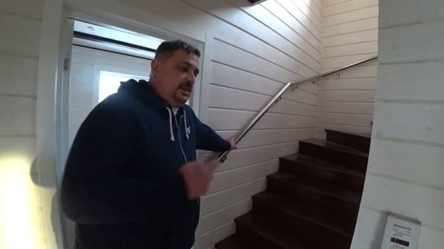 TEKNOS белёсый воск. Обзор дома из клееного бруса 9х8 с мансардой в Ленинградской области. Часть 2. смотреть онлайн