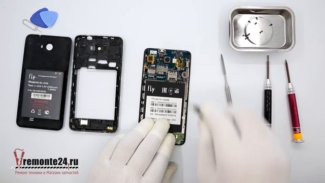 How to disassemble ? Fly IQ456 ERA Life 2, Take Apart, Tutorial смотреть онлайн