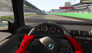 Играю в первый раз в Assetto Corsa, VR.