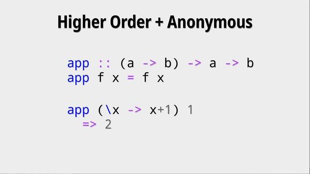 Haskell for Imperative Programmers #6 - Higher Order Functions & Anonymous Functions