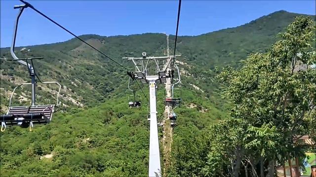 Сафари-парк в Геленджике / Канатная дорога / Обзор смотреть онлайн