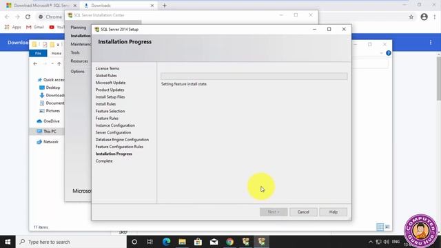 How to Install SQL Server 2014 and SQL Server Management Studio 2014 in Hindi | SQL Lab Setup | SSM