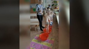 Закаливание в младшей группе "Капельки"