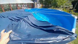 Тент, лёгкий и доступный способ. Тент для бассейна не провисает