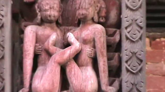 ""Kamasutra" temple. Durbar Square in Bhaktapur. смотреть онлайн