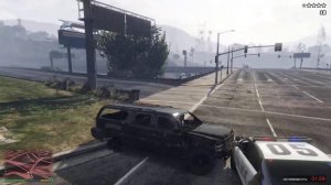GTA V - Побег от полиции #3 (1080p 60 fps ULTRA)