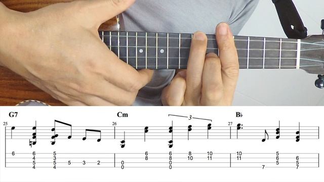 Por una Cabeza [Ukulele Fingerstyle] Play-Along with Tabs *PDF available смотреть онлайн
