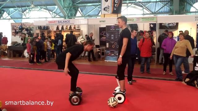 Гироскутеры на выставке ЭкшнЭкспо смотреть онлайн