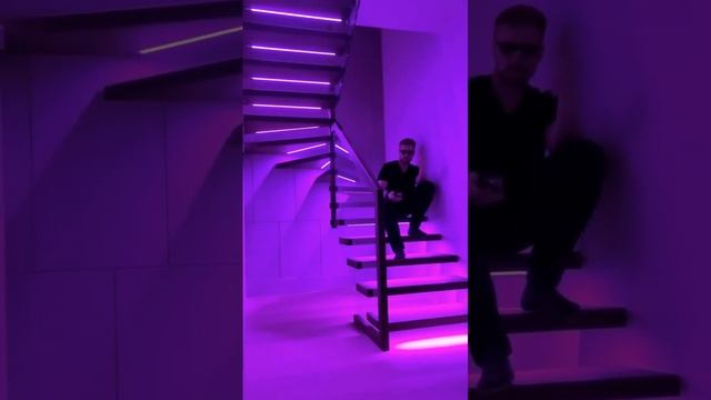 RGB подсветка лестницы смотреть онлайн