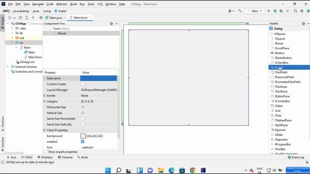 How to Create your First Java Swing GUI Application with IntelliJ IDEA IDE (2023)