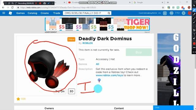 ROBLOX DEADLY DARK DOMINUS CAME OUT JUST NOW!!! смотреть онлайн
