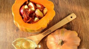 Тыква в духовке целиком с медом