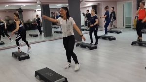 Степ аэробика связка на 64 счёта / Step-Aerobic / Step