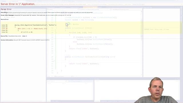 ASP.NET MVC 2-1-4c Create a button click handler in a controller in Razor and ASP.NET