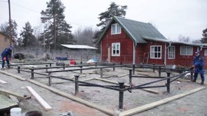 4.1. Каркасный дом. Прием свайно-винтового фундамента. Строй и Живи.