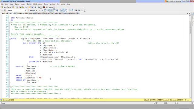 Jen McCown 24HOP T SQL Brush Up Part1 смотреть онлайн
