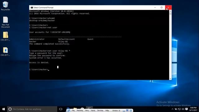 Windows 10 Privilege Escalation Demonstration смотреть онлайн