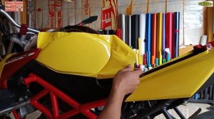 CARA BRENDING CEPA MOTOR VIXION FULL BODY ALVIN STICKER SULAWESI BARAT