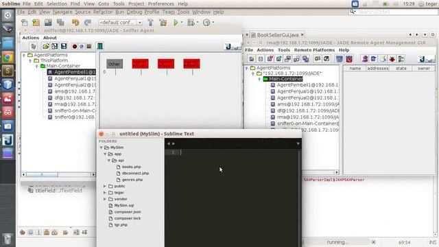 Sniff Book Trading Agent Java (JADE) смотреть онлайн