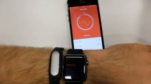 Comparing Apple Watch  and Xiaomi Mi Band Pulse Heart Rate Monitor