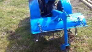 Дизельный мотоблок готов к работе