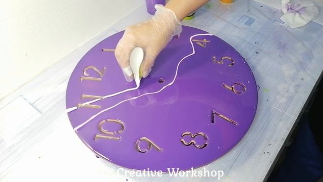 ?ЧАСЫ ИЗ ЭПОКСИДНОЙ СМОЛЫ Fluid-art?ОГРОМНЫЕ ЧАСЫ своими руками!?