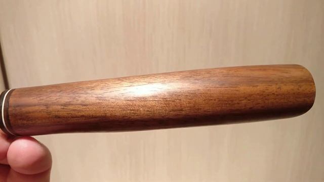 Пропитка рукояти ножа из рядового ореха