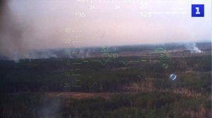 Вертолёты Ми-28н уничтожили замаскированные в лесу позиции ВСУ