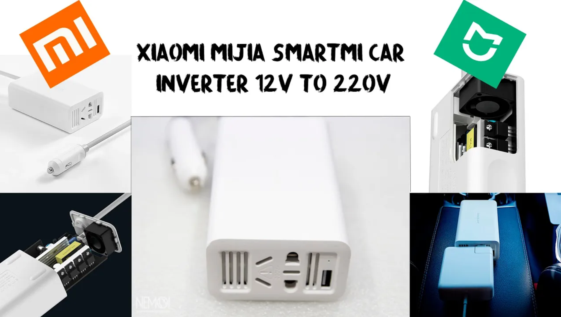 ? Xiaomi MiJia Smartmi Car Inverter 12V to 220V [No comment] AhatOFF
