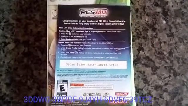 Código para download de pes 2013 xbox 360 смотреть онлайн