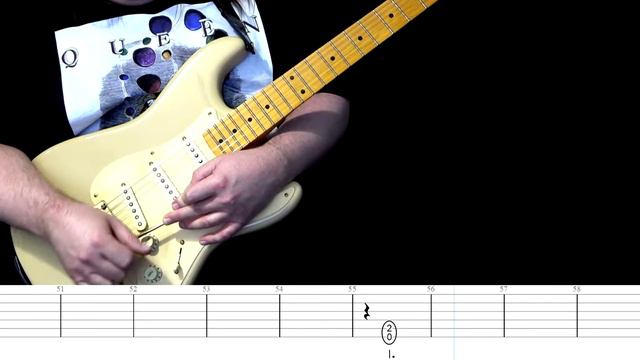 Another One Bites The Dust Guitar tab смотреть онлайн