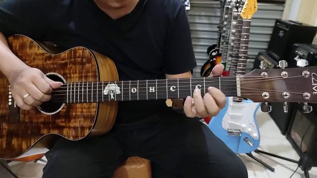 Test Olive Guitars Selesai Pasang Preamp Fishman Sonitone // Enakk bgt sound nyaa смотреть онлайн