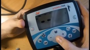 Настройка металлоискателя Minelab X-Terra 705.