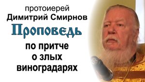 Проповедь по притче о злых виноградарях (2012.09.02)