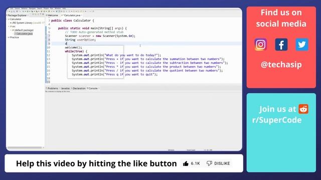 How to create a simple calculator program using Java | Java Development Tutorials for Beginners