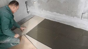 Облицовка пола, прихожая, коридор, ванная, кухня ч.5