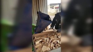 Видеоотчет рубительная машина "Дровосек" мод. ВХ600