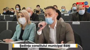 Ședința consiliului municipal Bălți