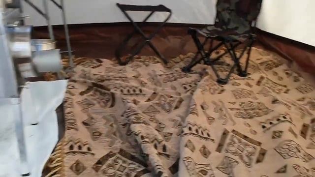 Берег палатка МФП 2 и печь Экономка мини смотреть онлайн