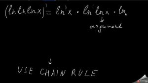 ln ln ln x FIND DERIVATIVE. НАЙДИТЕ ПРОИЗВОДНУЮ