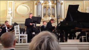 Zatin: Concerto for Trumpet, Piano and Strings (2). Kafelnikov/Zatin, SPB 2014.