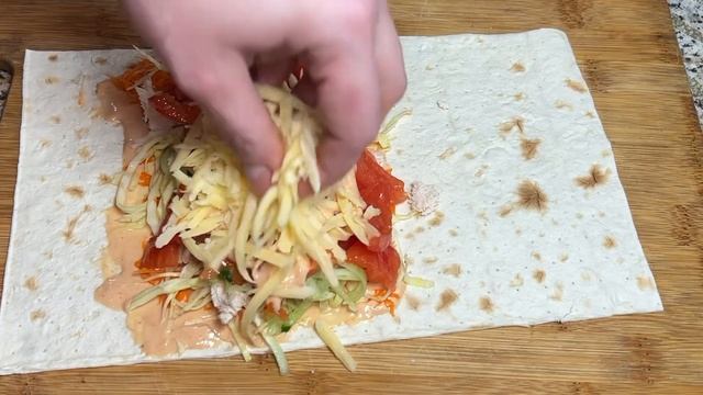 Шаурма в домашних условиях с курицей - вкусно! Самый лучший рецепт шаурмы! смотреть онлайн