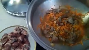 Суп с куриными потрохами