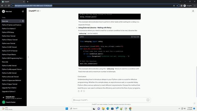 python 3 wait смотреть онлайн