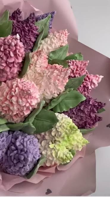 Отсадка сортовой СИРЕНИ из зефира🌸