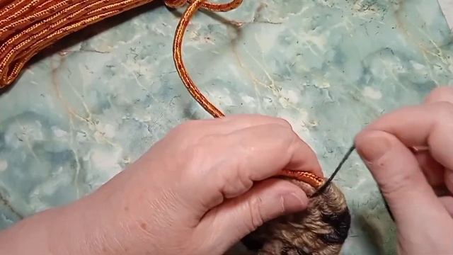 Красота из бельевой верёвки и джутовой нити. Рукоделие.